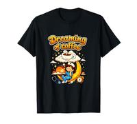 Soñando con el café Enfermera Noche Turno gráfico de Dibujos Camiseta