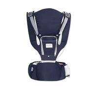 SONARIN 3 en 1 Ligera Mochila Portabebés con Asiento de Cadera,Transpirable Multifuncional Porta Bebé Portador de Bebé con Capucha Desmontable,Multiposición para Recién Nacidos(Azul)