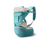 SONARIN 3 en 1 Multifuncional Hipseat Baby Carrier, Portador de bebé,Sling frontal para bebés,Ergonómica,Todas las estaciones(Verde)