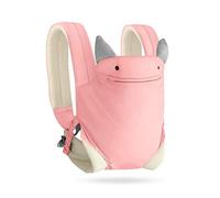 SONARIN 4 en 1 Mochila Portabebés Ligero,Suave Algodón Portabebés Transpirable Portador de Bebé Ergonómica para Recién Nacidos y Niños Pequeños 0-36 Meses,Todas las Posiciones(Rosa)