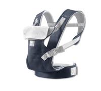 SONARIN Ajustable Transpirable Mochila Portabebé,Ligera Cómoda Porta Bebé Portador de Bebé con Babero,Multi-Posiciones para Recién Nacidos y Niños Pequeños de hasta 15 kg(Azul Oscuro)