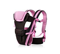 SONARIN All Season ajustables 4 posiciones portador de bebé con cinturón variable y backplane extraíble, ergonómico, seguro, cómodo, tamaño libre, adaptado a su hijo creciendo, regalo ideal(Rosa)