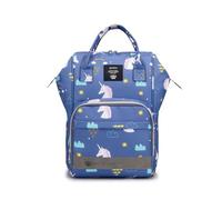 SONARIN Alta Capacidad Multifuncional Mochila de Pañales para Bebé,Bolsa de Pañales Impermeable Bolso Cambiador Bolsa de Viaje para Pañales Portátil con Ganchos Carrito Bebé(Caballo)