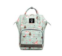 SONARIN Alta Capacidad Multifuncional Mochila de Pañales para Bebé,Bolsa de Pañales Impermeable Bolso Cambiador Bolsa de Viaje para Pañales Portátil con Ganchos Carrito Bebé(Árbol)