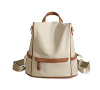 SONARIN Antirrobo Mochila Mujer,Ligera Mochila Moda Mochila Casual Mochilas Escolares Niñas Mochila de Viaje Bolsa de Hombro Convertible para Universidad Trabajo(Albaricoque)