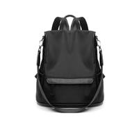 SONARIN Antirrobo Mochila Mujer,Ligera Mochila Moda Mochila Casual Mochilas Escolares Niñas Mochila de Viaje Bolsa de Hombro Convertible para Universidad Trabajo(Negro)