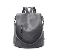 SONARIN Antirrobo Moda Mochila Mujer,Gran Capacidad Impermeable Señoras Mochila Casual Mochilas Escolares Niñas,Bolsa de Hombro Convertible para Viaje Universidad Trabajo(Gris Oscuro)