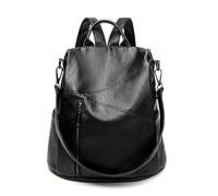 SONARIN Antirrobo Moda Mochila Mujer,Gran Capacidad Impermeable Señoras Mochila Casual Mochilas Escolares Niñas,Bolsa de Hombro Convertible para Viaje Universidad Trabajo(Negro)