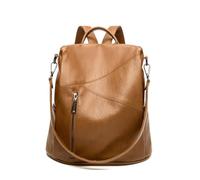 SONARIN Antirrobo Moda Mochila Mujer,Gran Capacidad Impermeable Señoras Mochila Casual Mochilas Escolares Niñas,Bolsa de Hombro Convertible para Viaje Universidad Trabajo(Marrón)