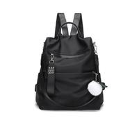 SONARIN Antirrobo Moda Mochila Mujer,Impermeable Ligera Señoras Mochila Casual Mochilas Escolares Niñas,Bolsa de Hombro Convertible para Viaje Universidad Trabajo(Negro)