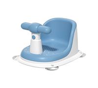 SONARIN Asiento Bañera Bebe,Antideslizante Seguro Asiento de Baño Sillón de Baño Silla Bañera Bebe Sillón de Ducha con Respaldo & 4 Ventosas para Bebe de 6 a 18 Meses(Azul)