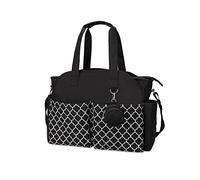 SONARIN Bolsa de Pañales para Bebés,Bolsa de Viaje para Pañales Materna Messenger Bolsos Bandolera Multifunción con Bolsa de Chupete Gran Capacidad para Todos los Accesorios para Bebés(Negro)