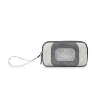 SONARIN Bolsa de Toallitas Húmedas para Bebé,Dispensador de Toallitas Portátil Funda Toallitas Bebe Viaje Estuche para Toallitas Húmedas Reutilizable Porta Toallitas para Bebé(Gris)