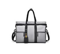SONARIN Bolsa de Viaje,Gran Capacidad Expandible Bolsa de Gimnasio Bolsas de Mano Equipaje Bolso Bandolera de Fin de Semana Bolsas de Noche para Hombre Mujer(Gris)
