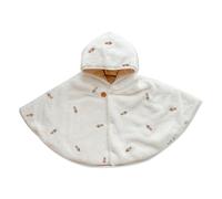 SONARIN Caliente Capa con Capucha para Bebé,Lindo Recien Nacido Poncho Abrigo Chaqueta Gruesa Niños Pequeños Traje de Invierno Ropa para Bebé Niñas Niños 1-3 Años(Tulipán)