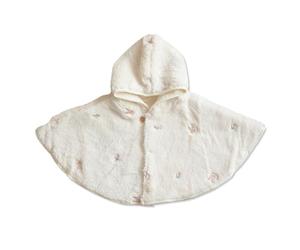 SONARIN Caliente Capa con Capucha para Bebé,Lindo Recien Nacido Poncho Abrigo Chaqueta Gruesa Niños Pequeños Traje de Invierno Ropa para Bebé Niñas Niños 1-3 Años(Conejito)