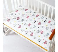 SONARIN Cambiador de Pañales para Bebé,Almohadilla de Orina Almohadilla De Cuna Impermeable Portátil Algodón Colchón Bebé Estera de Orina Lavables Transpirable para Niños 70x110cm(Carro)