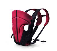 SONARIN clásico de frente y espalda portador de bebé, ergonómico, tamaño único para todos, se adapta al crecimiento de su niño, método de tres portadores, regalo ideal(Rojo oscuro)