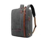 SONARIN Convertible Mochila Portatil,3-en-1 Mochila de Trabajo Bolso de Hombro Maletín Impermeable Mochila Ordenador 15.6 Pulgadas Mochila de Viaje Bolsa Casual para Hombre Mujer(Gris)