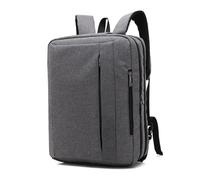 SONARIN Convertible Mochila Portátil,Multifuncional Hombre Mochila de Trabajo Bolso de Hombro Maletín,Impermeable Mochilas Ordenador 17,3 Pulgadas Mochilas de Viaje Bolsa Casual(Gris)