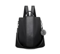 SONARIN Elegante Mochila Mujer,Ligera Bolsa Antirrobo Mochila Casual Mochilas Escolares Niñas Mochila de Viaje Bolsa de Hombro Convertible para Universidad Trabajo(Negro)