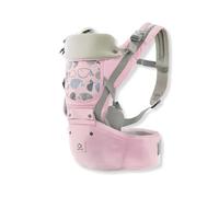 SONARIN Ergonómico 3 en 1 Mochila Portabebés con Asiento de Cadera,Portabebés Multifuncional Transpirable Portador de Bebé Multiposición para Recién Nacidos 0-36 Meses(Rosa)