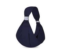 SONARIN Ergonómico Fular Portabebés,Algodón Portador de Bebé Bandolera Portabebés Mochila Portabebés Portadores con Correa Gruesa de Hombro para Bebés Recién Nacidos 0-36 Meses(Azul Oscuro)