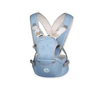 SONARIN Ergonómico Multifuncional Portabebé Asiento de Cadera,Mochila Portabebés con Asiento de Cadera Portador de Bebé Portabebés Cómodo para Recién Nacidos 3-36 Meses(Azul)