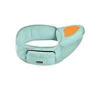 SONARIN Ergonómico Portabebé Asiento de Cadera,Portador de Bebé Multifuncional Taburete de Cintura Ligero Ajustable con Bolsillo Lateral para Bebé Niño Pequeño 0-36 Meses(Verde)
