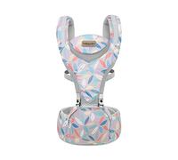 SONARIN Ergonómico Transpirable Mochila Portabebés con Asiento de Cadera,Portabebés Multifunción Portador de Bebé Todas las Posiciones para Recién Nacidos Niños 0-48 Meses(Lámina)