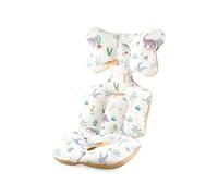 SONARIN Espesar Colchoneta Silla Paseo,Cojín Carro Bebe Universal Funda Silla Paseo Transpirable Algodón Cojín de Asiento Reductor de Asiento para Cochecito Asiento de Coche Trona(Dinosaurio)