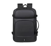 SONARIN Expandible Mochila Hombre,Multifuncional Mochila Portatil 15,6 Pulgadas Mochilas de Trabajo Mochilas de Viaje Escolar Bolsa Casual con Puerto USB(Negro)