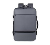 SONARIN Expandible Viaje Mochila para Portatil,Gran Capacidad Mochilas de Trabajo Mochilas Ordenador 15,6 Pulgadas,Impermeable Mochila de Cabina Bolsa Casual con Puerto USB(Gris)