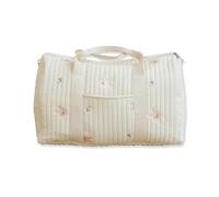 SONARIN Gran Capacidad Bordada Bolsa de Pañales para Bebé,Ligera Maternidad Messenger Bolso Bandolera de Cambio Bolsa Equipaje Bolsa de Viaje con Correa de Hombro(Conejito)