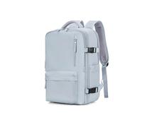SONARIN Gran Capacidad Mochila de Viaje,45x31x20 Bolsa de Cabina Avion Equipaje de Mano Mochila para Portátil Impermeable para Hombre Mujer con Puerto USB y Bolsillo Zapatos(Azul Claro)