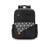 SONARIN Gran Capacidad Multibolsillos Mochila de Pañales para Bebé,Bolsa de Pañales Impermeable Bolso Cambiador Bolsa para Pañales de Viaje Portátil con Ganchos Carrito Bebé(Negro)