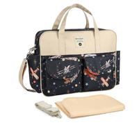 SONARIN Gran Capacidad Portátil Bolsa de Pañales para Bebés,Multifuncional Materna Messenger Bolsos Bandolera,Impermeable Bolsa de Viaje para Pañales con Hombrera & Cambiador(Coches)