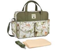 SONARIN Gran Capacidad Portátil Bolsa de Pañales para Bebés,Multifuncional Materna Messenger Bolsos Bandolera,Impermeable Bolsa de Viaje para Pañales con Hombrera & Cambiador(Monos)