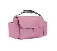 SONARIN Impermeable Bolsa Organizadora de Cochecitos,Gran Capacidad Bolsos Carritos Bebe Universal Organizador para Coches de Paseo Bolsa de Almacenamiento de Cochecito con Portavasos(Púrpura)