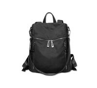 SONARIN Impermeable Moda Mochila Mujer,Versátil Portátil Señoras Mochila Casual Mochilas Escolares Niñas,Bolsa de Hombro Convertible para Trabajo Viaje Universidad(Negro)