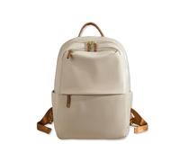 SONARIN Impermeable Portátil Mochila Mujer,Ligera Antirrobo Mochila Casual Mochilas Portatil 15 Pulgadas Mochilas Escolares Niñas,Bolsa Mujer para Trabajo Viaje Universidad(Albaricoque)