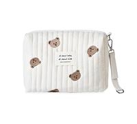 SONARIN Ligera Bolsa Organizadora de Cochecito,Multifuncional Elegante Bolso Carrito Bebe Universal Organizador para Coches de Paseo Bolsa de Almacenamiento de Cochecito(Oso, 1 Correa)