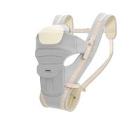 SONARIN Ligera Cómoda Mochila Portabebés,Portabebé Ergonómico Portador de Bebé Ajustable,Multi-Posiciones para Recién Nacidos y Niños Pequeños de hasta 15 kg(Gris)