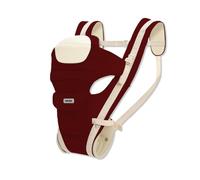 SONARIN Ligera Cómoda Mochila Portabebés,Portabebé Ergonómico Portador de Bebé Ajustable,Multi-Posiciones para Recién Nacidos y Niños Pequeños de hasta 15 kg(Rojo)