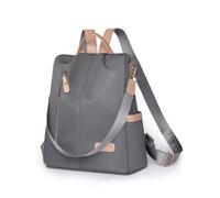 SONARIN Ligera Moda Mochila Mujer,Gran Capacidad Antirrobo Señoras Mochila Casual Mochilas Escolares Niñas,Bolsa de Hombro Convertible para Viaje Universidad Trabajo(Gris)