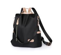 SONARIN Ligera Moda Mochila Mujer,Gran Capacidad Antirrobo Señoras Mochila Casual Mochilas Escolares Niñas,Bolsa de Hombro Convertible para Viaje Universidad Trabajo(Negro)