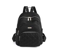 SONARIN Ligera Moda Mochila Mujer,Versátil Portátil Mochilas Casual Mochilas Escolares Niñas,Antirrobo Mochila Señoras para Viaje Universidad Trabajo(Negro)