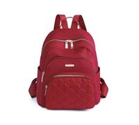 SONARIN Ligera Moda Mochila Mujer,Versátil Portátil Mochilas Casual Mochilas Escolares Niñas,Antirrobo Mochila Señoras para Viaje Universidad Trabajo(Rojo)
