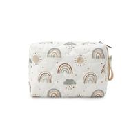 SONARIN Linda Bolsa Organizadora de Cochecito,Ligera Bolsa de Almacenamiento para Pañales Pequeña Bolsa de Pañales Bolso Cambiador de Viaje Portátil Bolso Carrito Bebe para Pañales(Arco Iris)