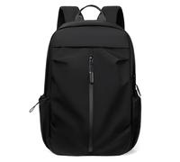 SONARIN Mochila Casual Ligera,Impermeable Mochila Portatil 14 Pulgadas Mochila de Viaje Mochila Escolar Bolsa de Trabajo Universidad Antirrobo para Hombre Mujer(Negro)